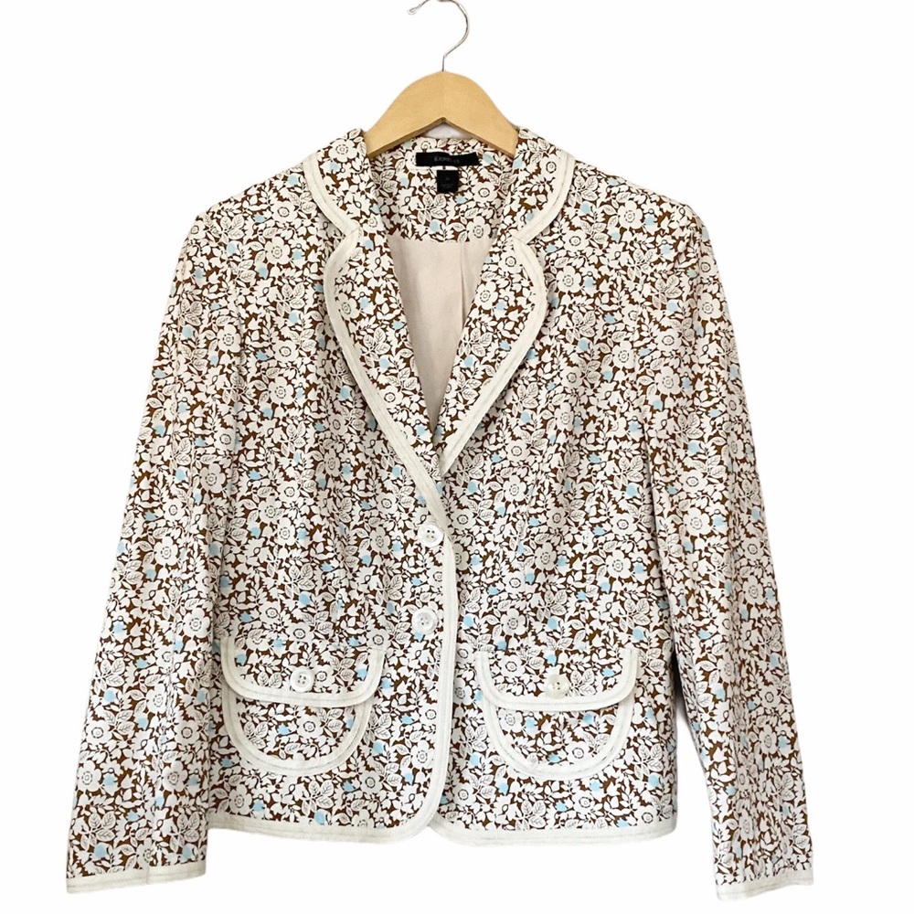Express Floral Blazer Size 12